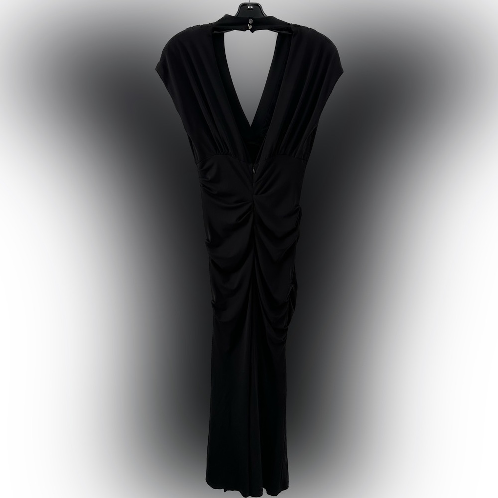 Nicole Miller size 10 black dress, zipper closure in back